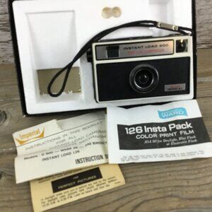 Vintage Imperial Instant Load 200 Instamatic Camera Original Box Untested